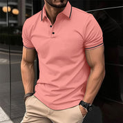 Sebastian | Elegancka Koszulka Polo z Krótkim Rękawem