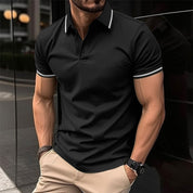 Sebastian | Elegancka Koszulka Polo z Krótkim Rękawem