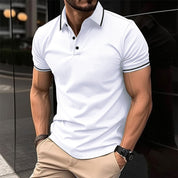 Sebastian | Elegancka Koszulka Polo z Krótkim Rękawem