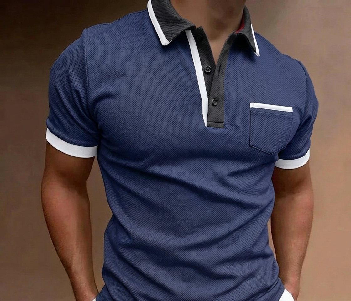 Elegancka męska koszulka polo - stylowy wybór na każdą okazję