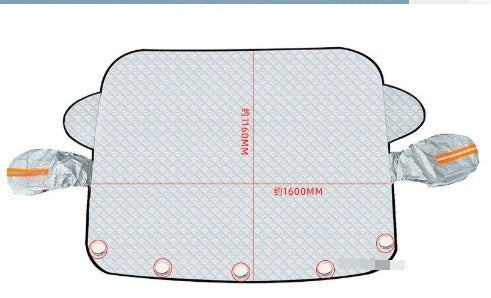 Magnetyczna osłona przeciwsłoneczna do samochodu – przeciwśnieżna, pyłoszczelna, termoizolacyjna, uniwersalna na cztery pory roku do hatchbacka, sedana, SUV-a