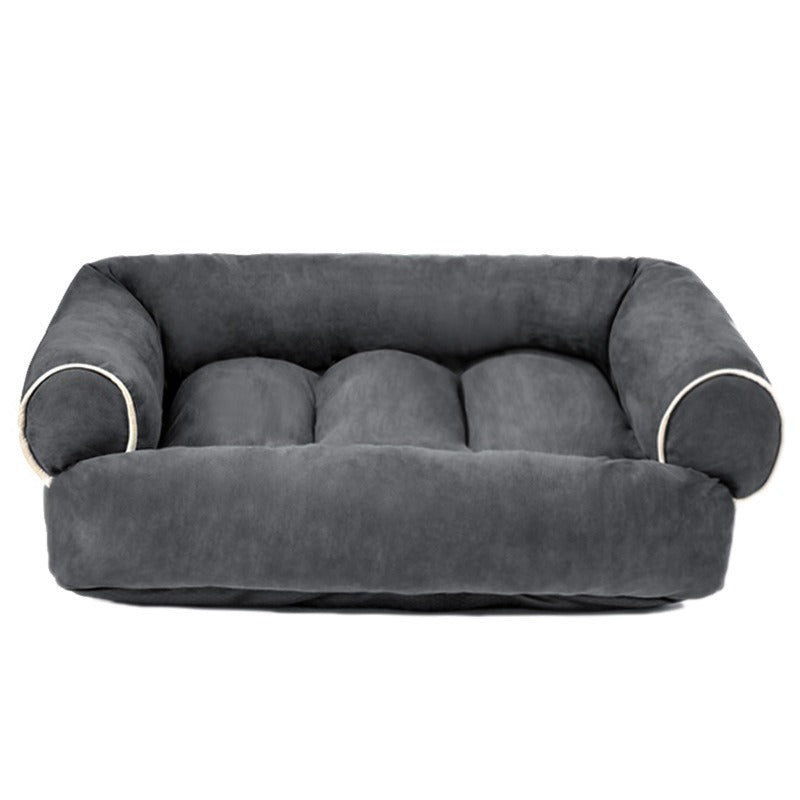 Sofa dla psa z tapicerką