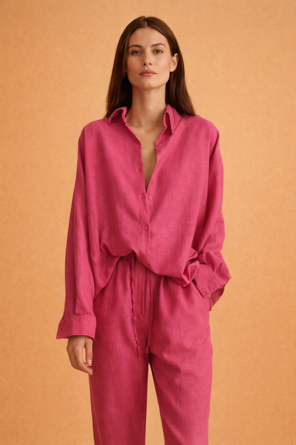 Serafina | Elegancki Komplet Damski z Bluzką i Spodniami