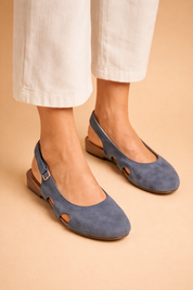 Agnieszka | Damskie komfortowe sandały slingback na co dzień