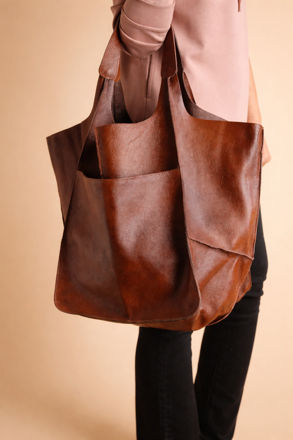 Damska pojemna torba typu tote Elegancki design Oryginalna
