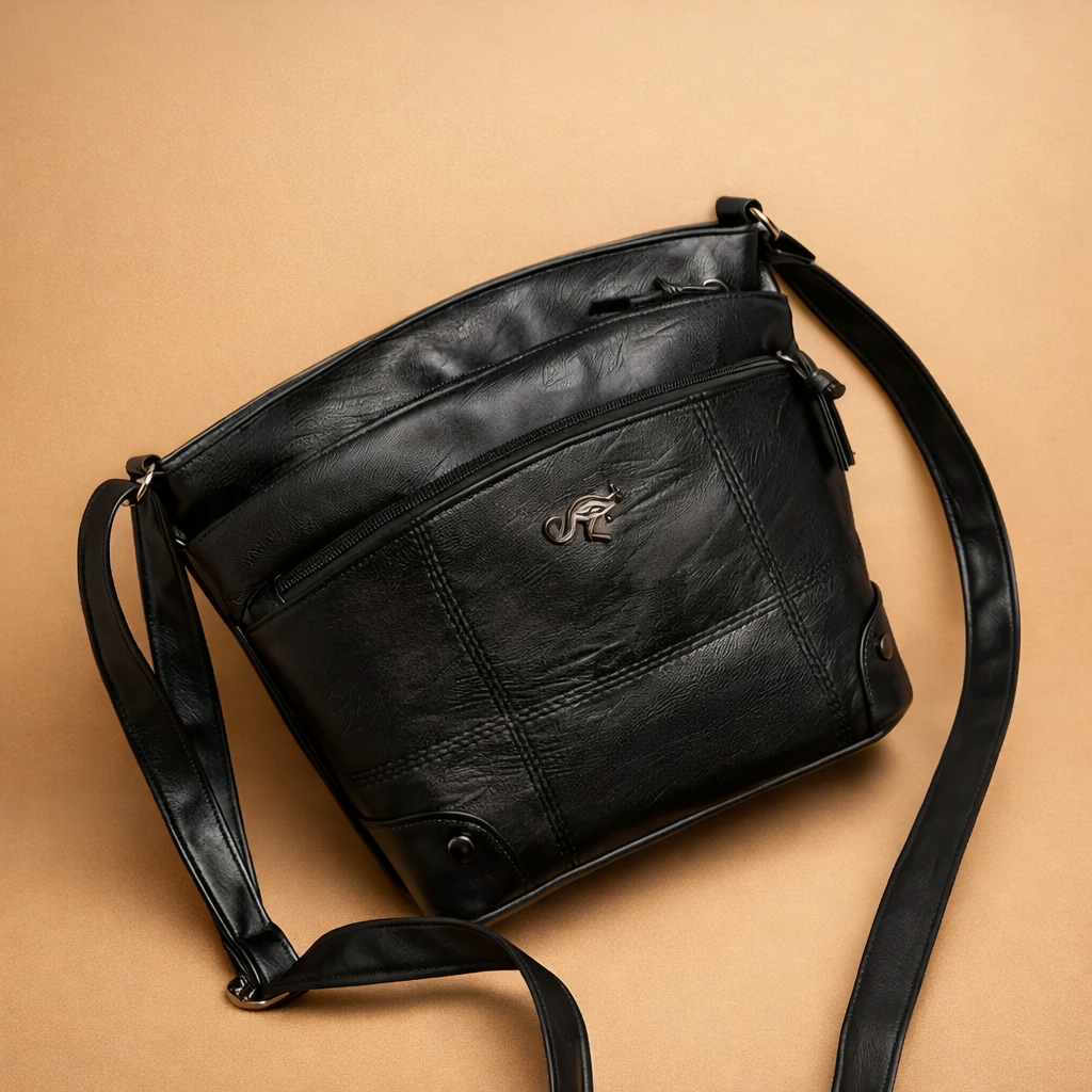 Damska torba na ramię w stylu vintage, praktyczna, z PU, do codziennego użytku