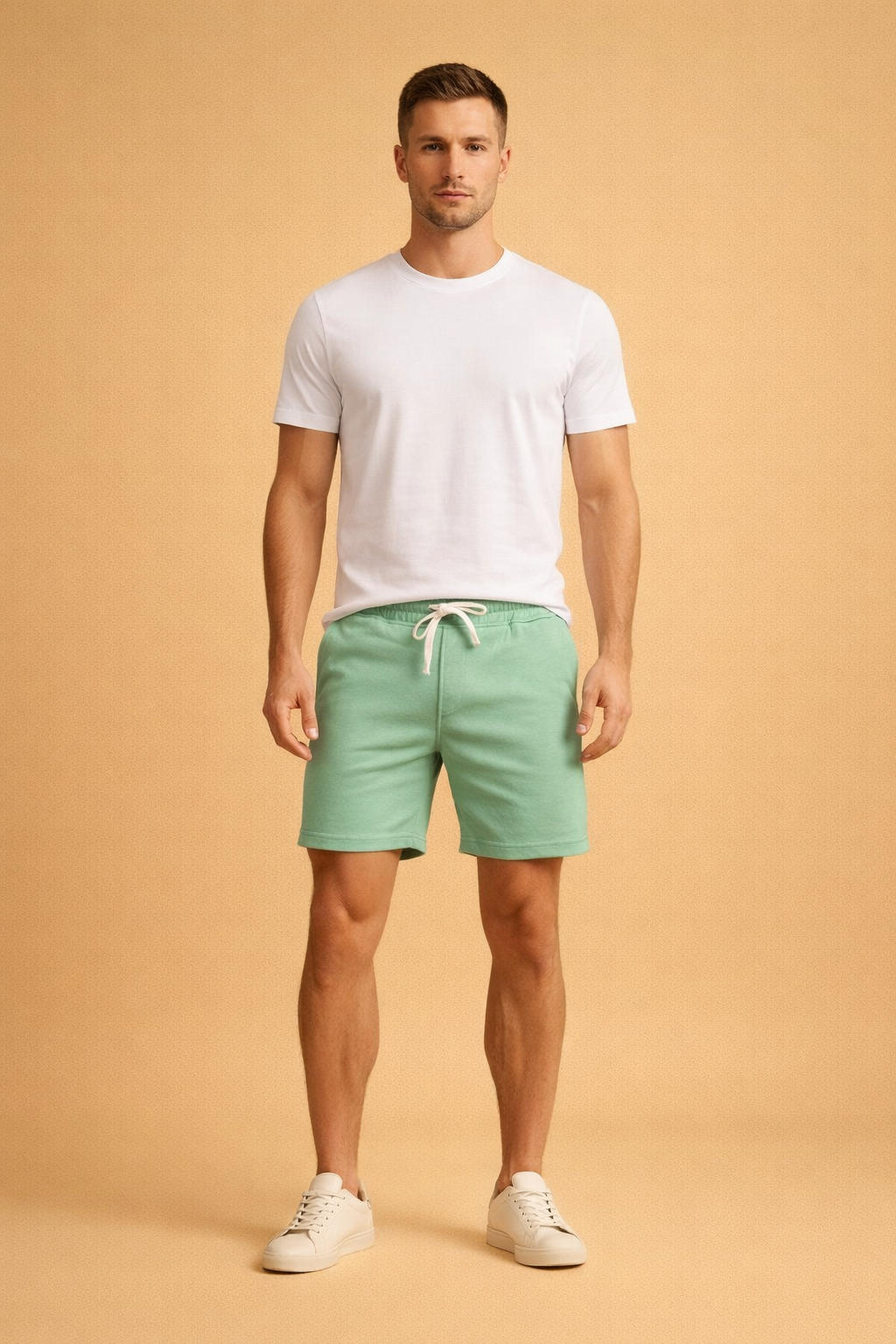 Martin | Męskie casualowe szorty wypoczynkowe z regulowanym dopasowaniem
