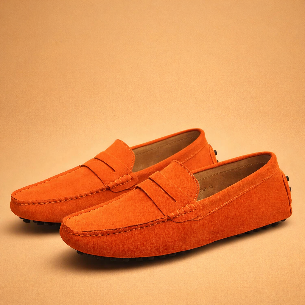 Cezary | Męskie klasyczne loafersy typu driving do codziennej elegancji