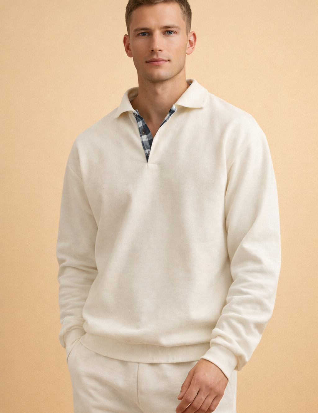 Wylder | Męski sweter casualowy | Kołnierzyk