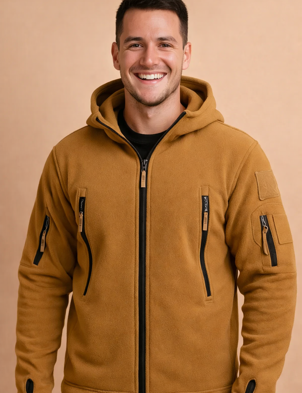Norbert | Męska Kurtka Softshell z Kapturem