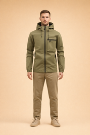 Lucian | Męska Kurtka Softshell z Kapturem