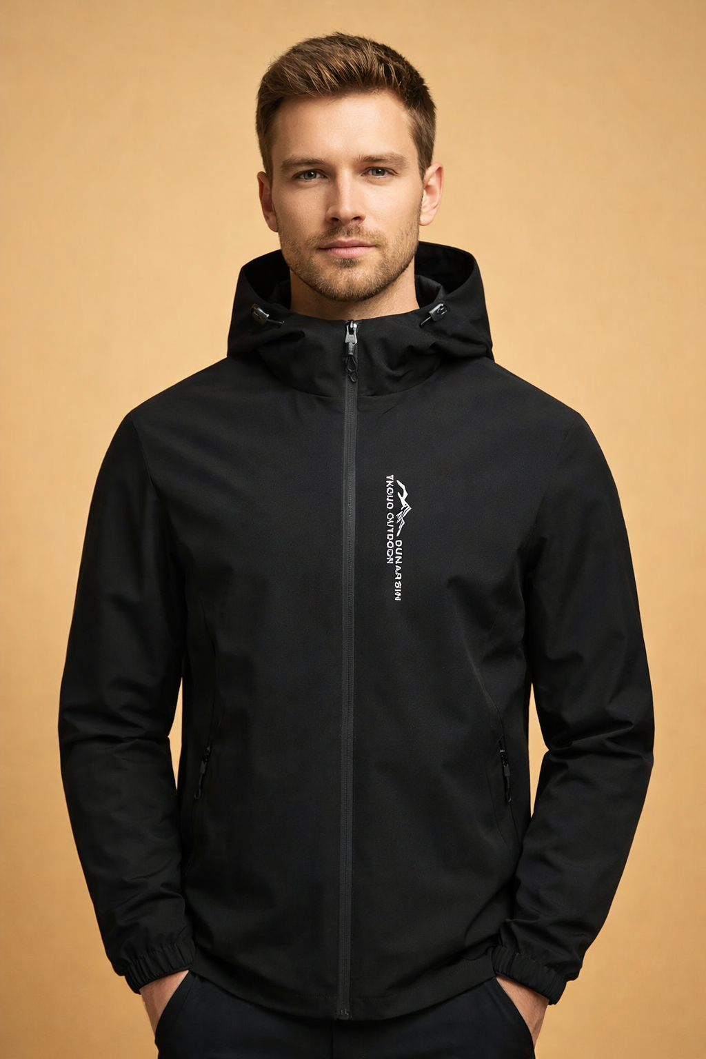 Leopold | Męska Kurtka Softshell z Kapturem
