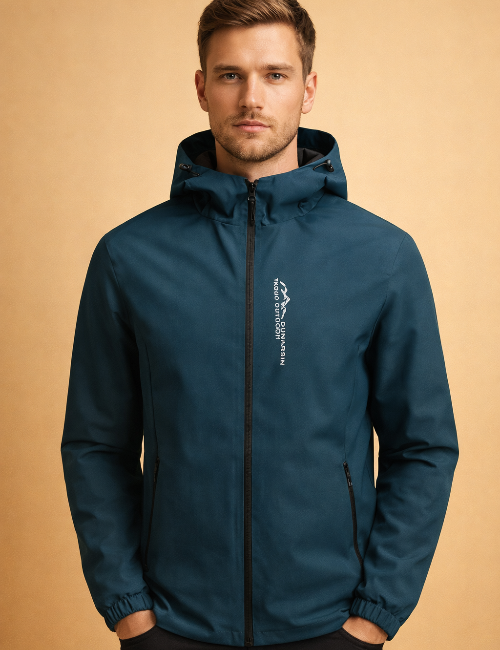 Leopold | Męska Kurtka Softshell z Kapturem