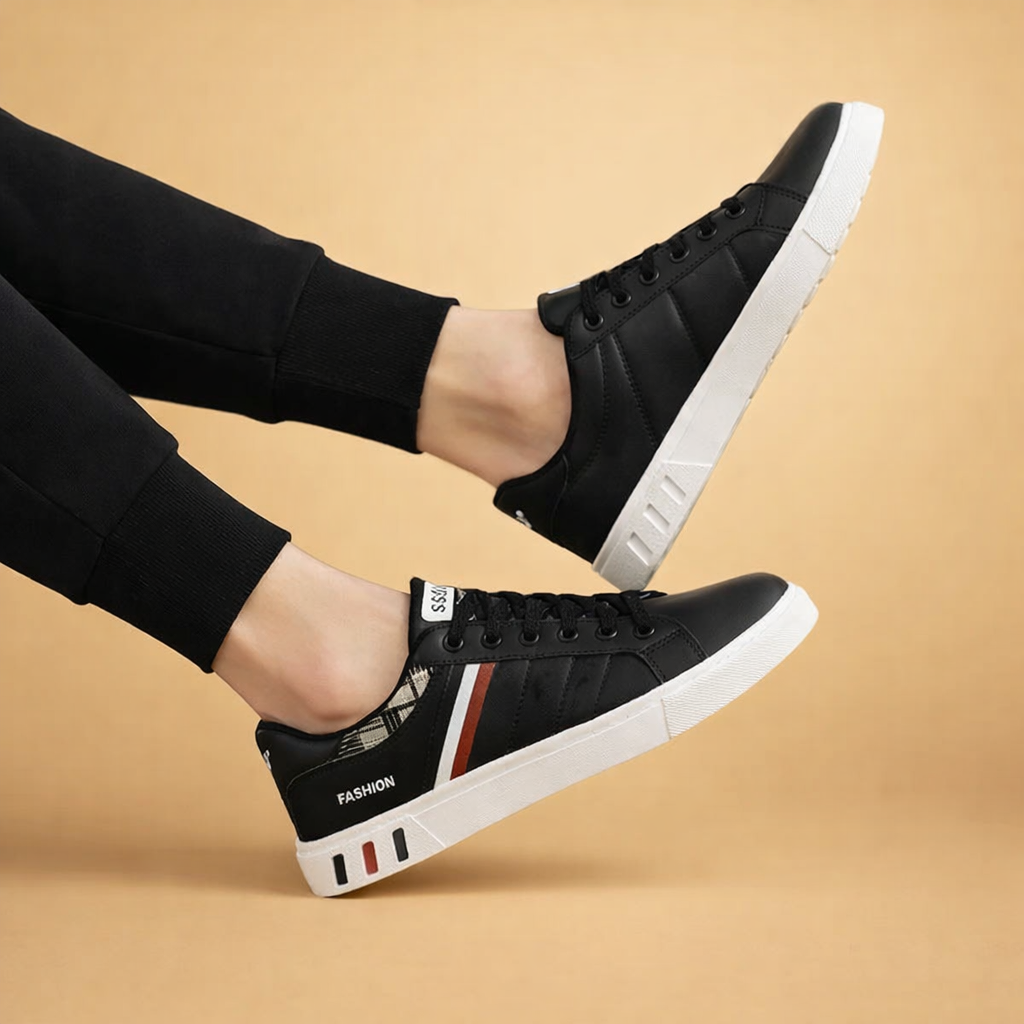 Mateusz | Męskie klasyczne sneakersy o niskim profilu na co dzień