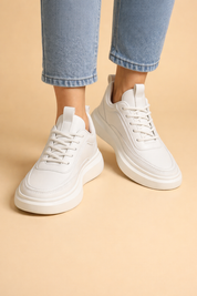 Justyn | Nowoczesne miejskie sneakersy na platformie do codziennego stylu