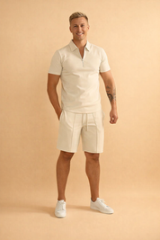 Piotr  Męski Zestaw Polo i Szorty | Stylowy Letni Strój Casual