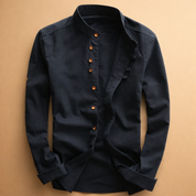 Ariel | Elegancka męska koszulka polo z guzikami