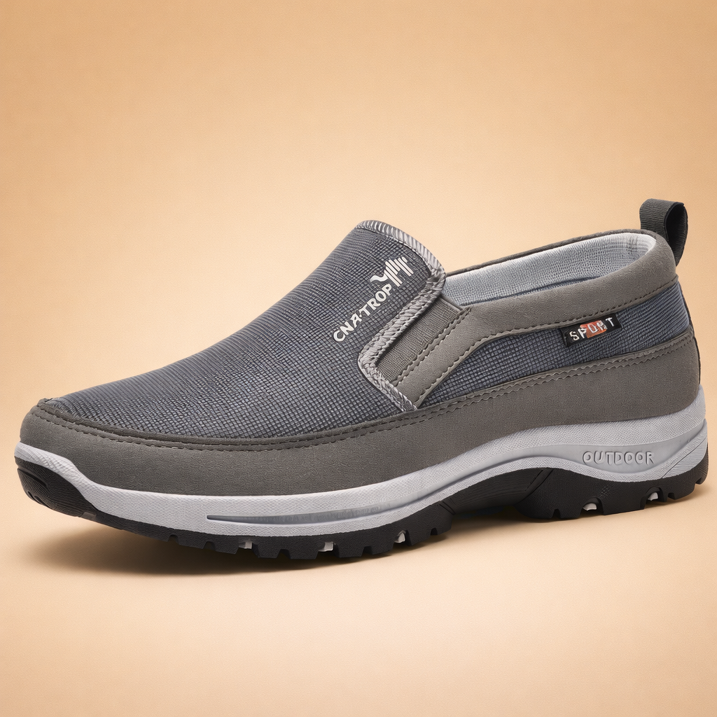 Men’s slip-on walking shoes with supportive sole, everyday comfort design and stable grip for daily wear