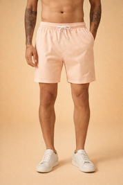 Damian | Eleganckie męskie szorty kąpielowe w paski