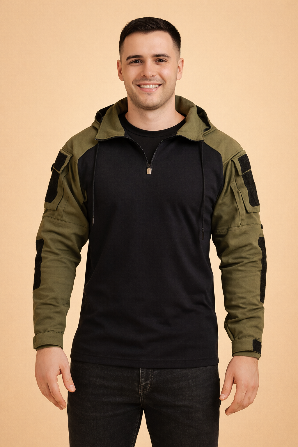 Darian | Męska Taktyczna Kurtka Softshell z Kapturem