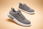 Julian | Męskie miejskie sneakersy casual sznurowane