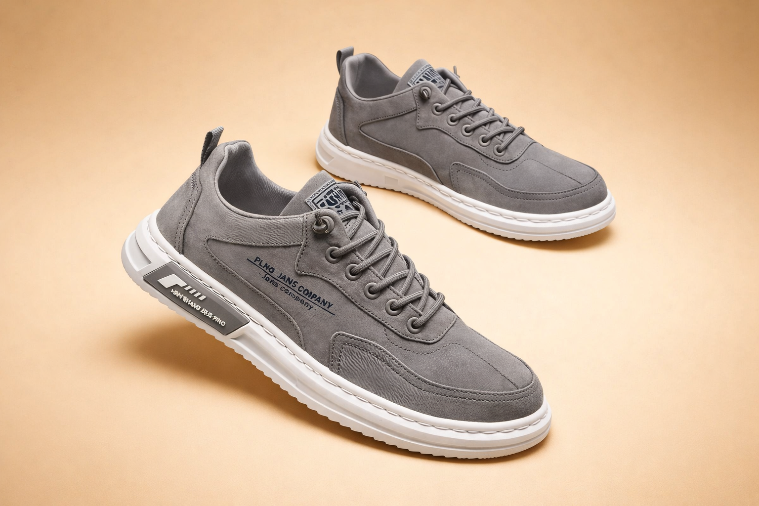 Julian | Męskie miejskie sneakersy casual sznurowane