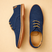Men’s lace-up urban footwear with streamlined shape and refined everyday style