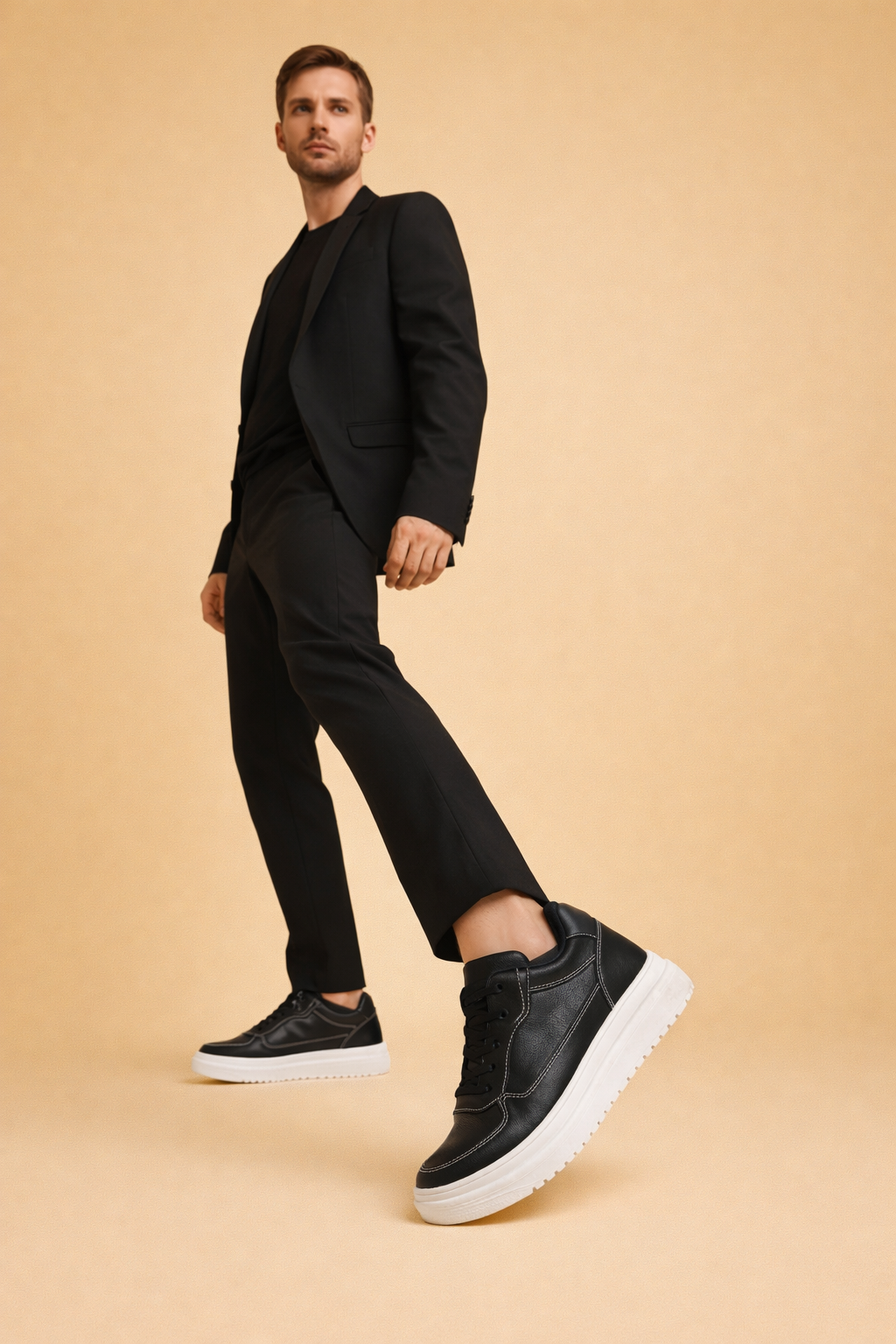 Lucjan | Miejskie niskie sneakersy o codziennym komforcie