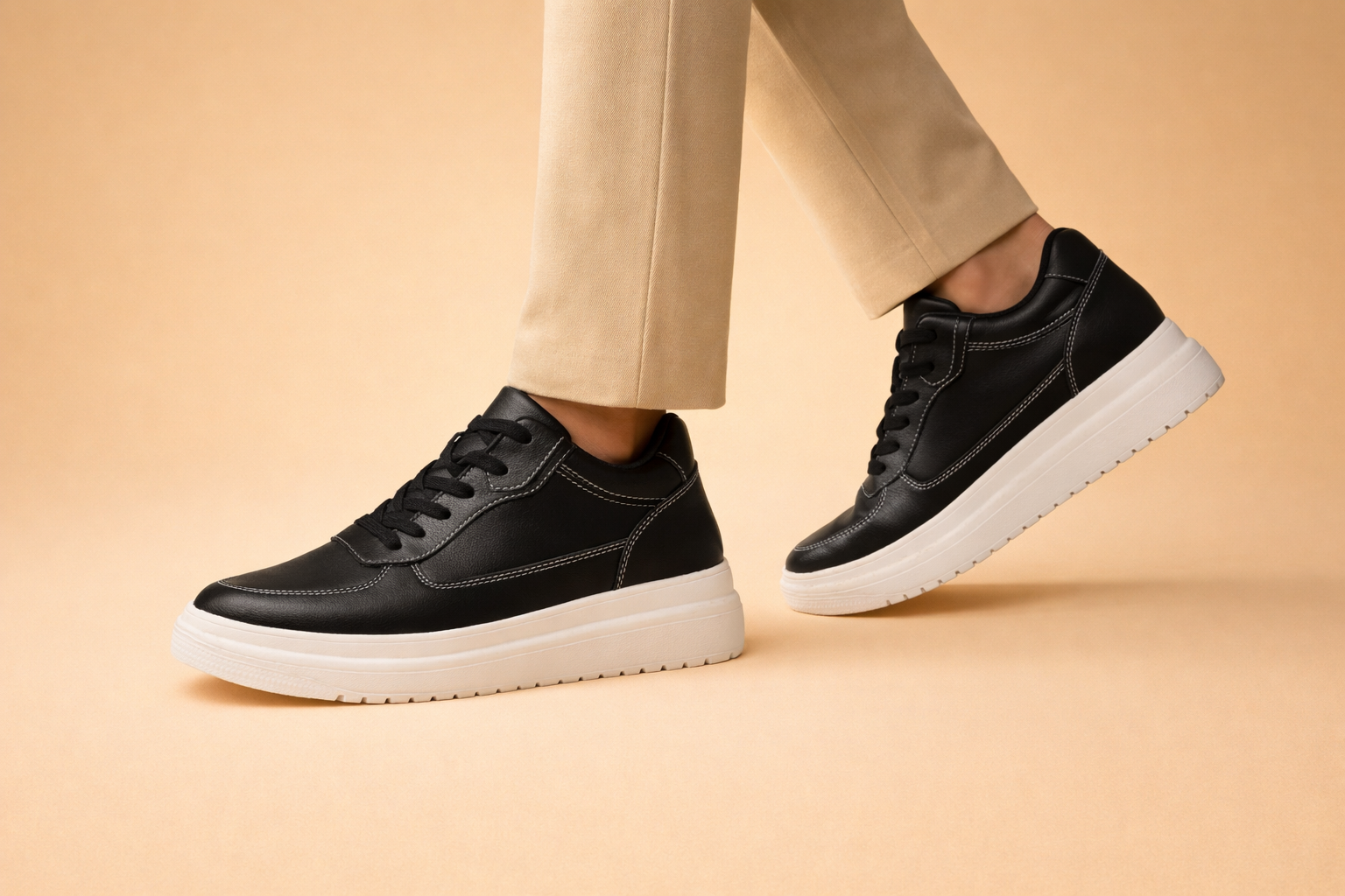 Lucjan | Miejskie niskie sneakersy o codziennym komforcie