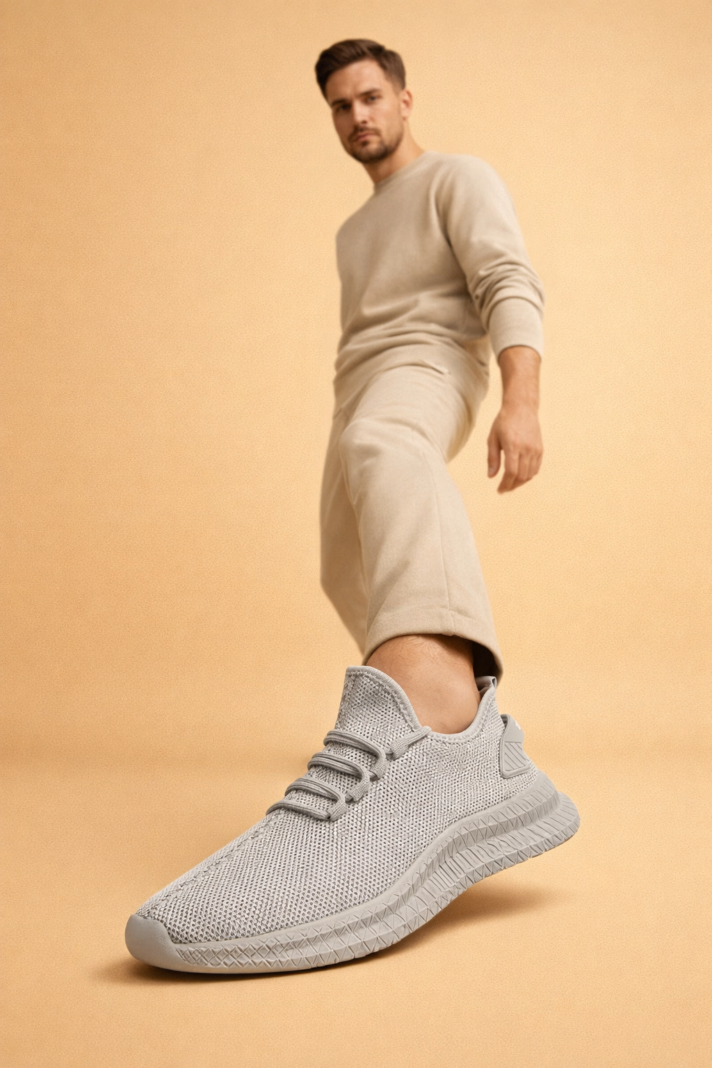 Nikodem | Męskie miejskie sneakersy wsuwane do codziennego komfortu