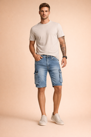 Grzegorz | MĘSKIE SPODNIE Utility Cargo Shorts