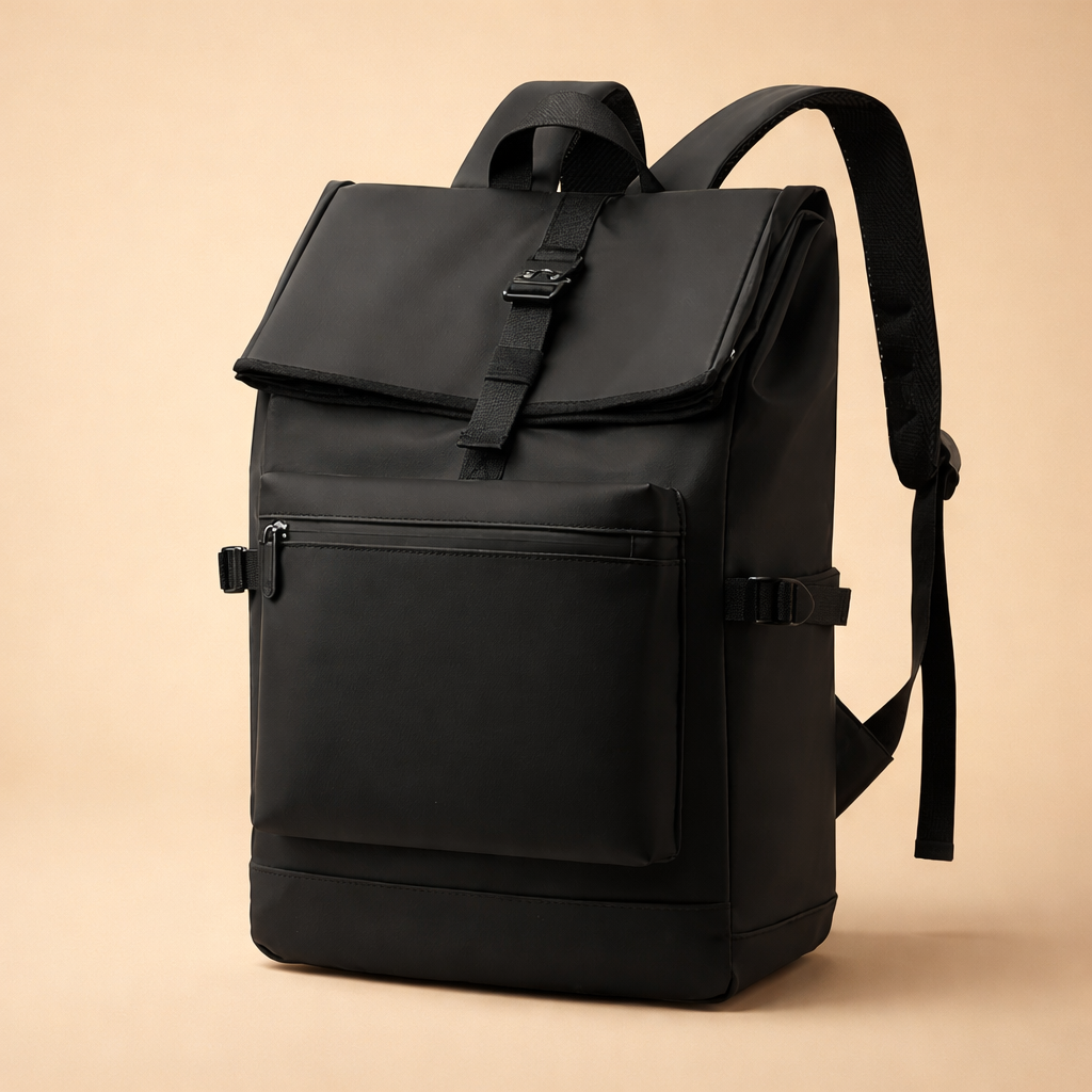 Stylowy plecak outdoorowy męski, lekki, nylonowy