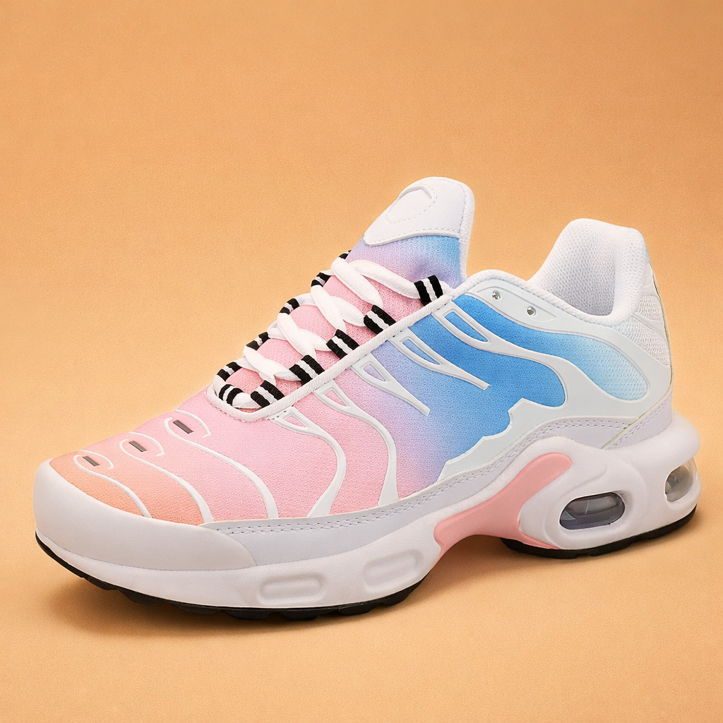 Modern urban sneakers with cushioned sole and dynamic sporty silhouette designed for everyday city wear