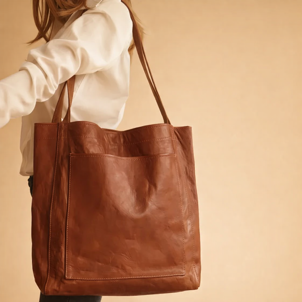 Damska torba typu tote o dużej pojemności, stylowa, najwyższej jakości tkanina