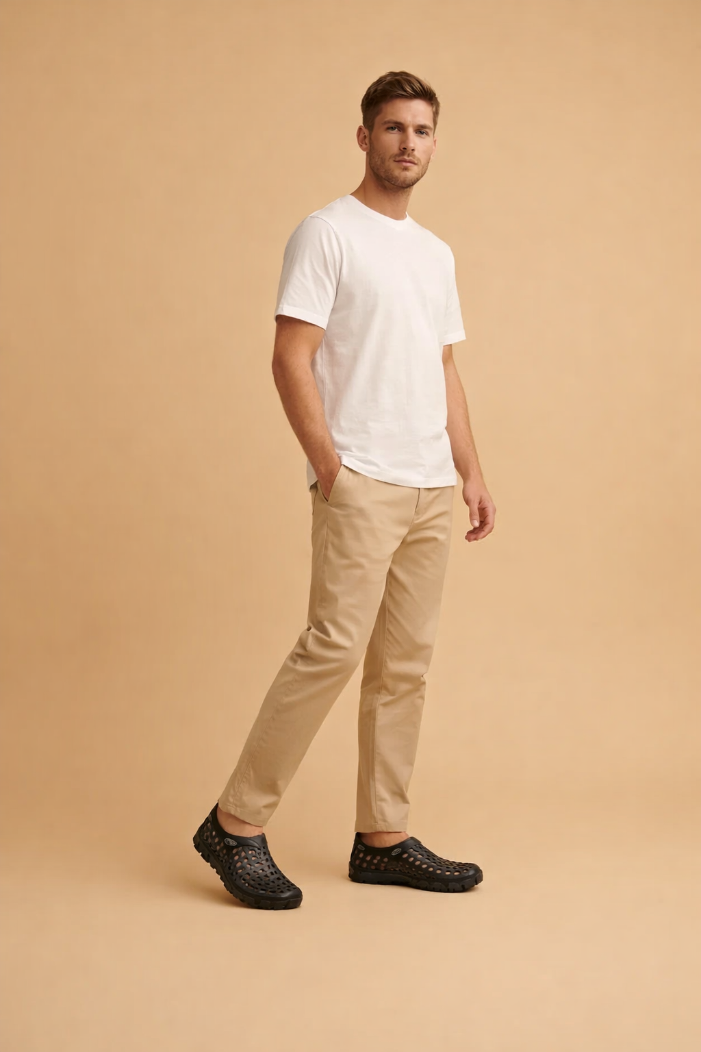 Nikola | Unisex perforowane wsuwane buty komfortowe