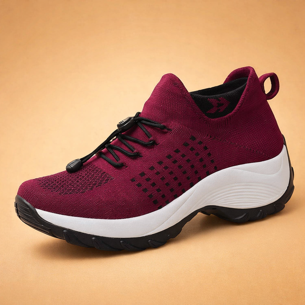 Urban comfort walking shoes with ergonomic sole and supportive everyday design for city use