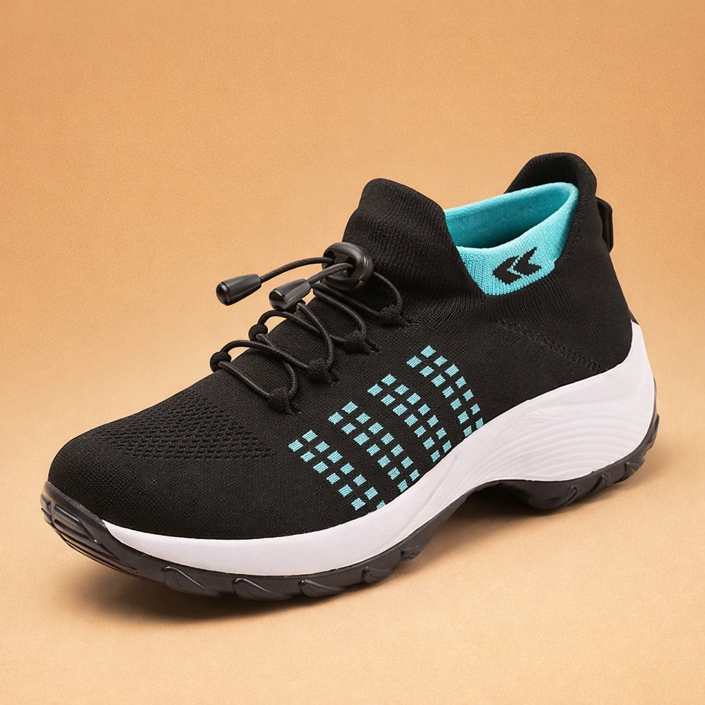 Urban work shoes with cushioned sole and secure fit designed for daily professional use