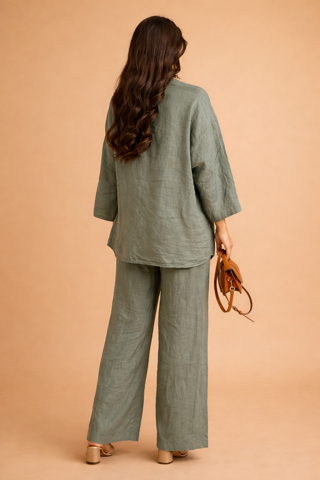 Danuta | Elegancki damski zestaw dwuczęściowy na lato